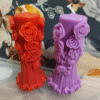 Rose Pillar Candle