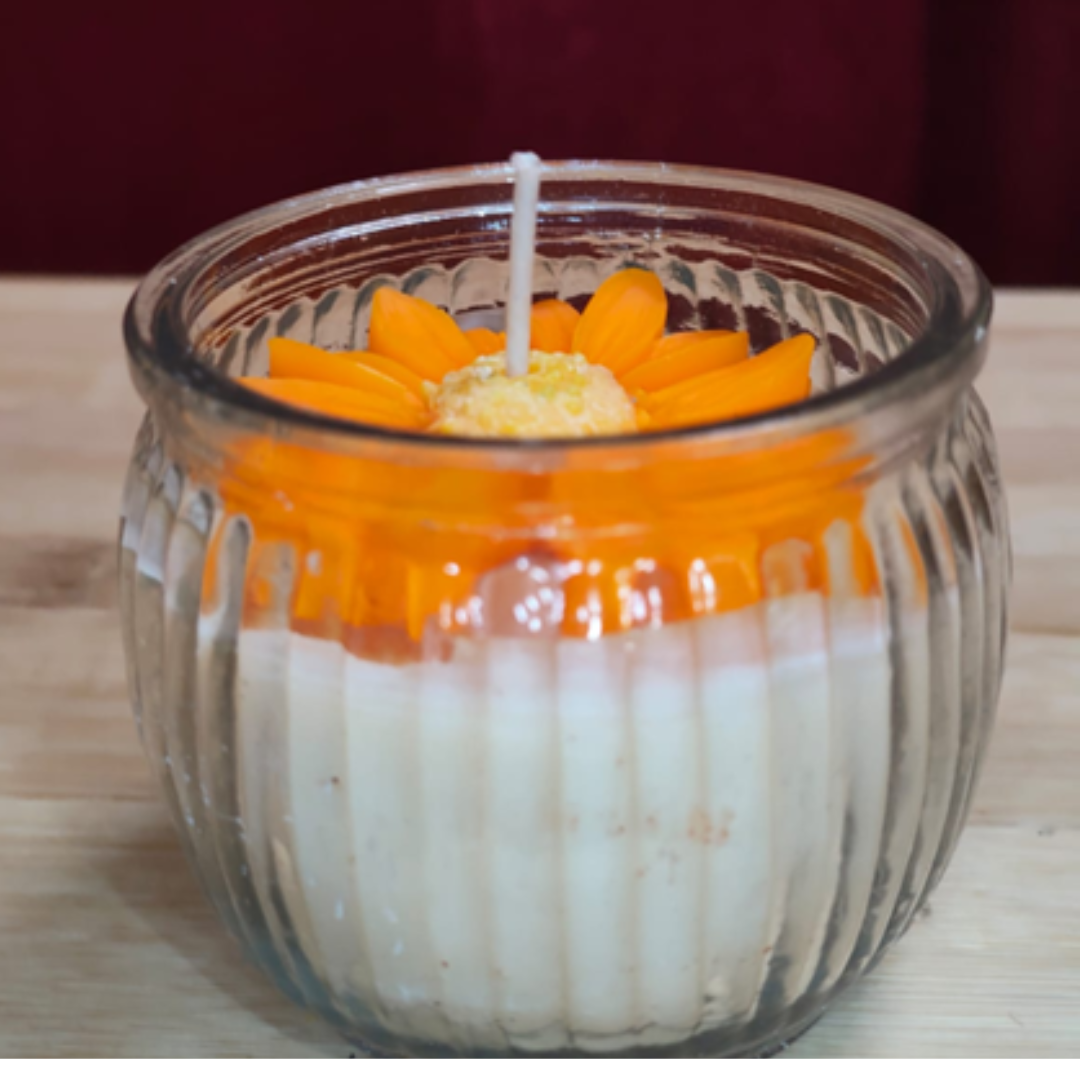 Daisy Jar Candle