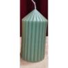 Ribbed Pillar Candle